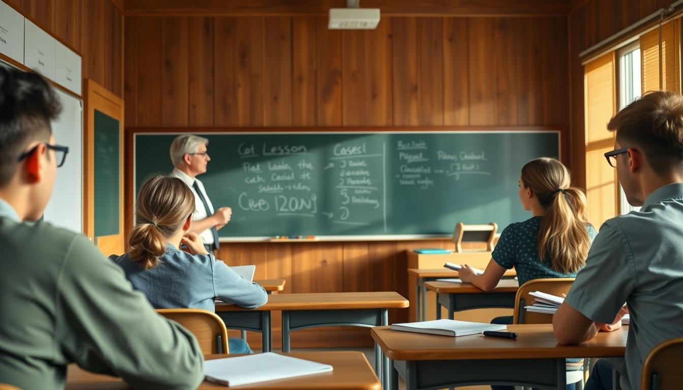 Students working in research laboratory